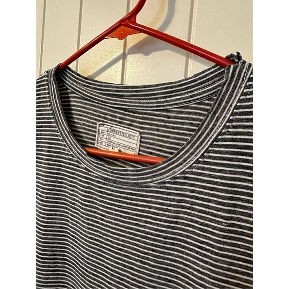 Current/Elliott Beatnik Racer Striped Crew Neck T-Shirt Mini Dress Women Size 0 - Picture 6 of 10